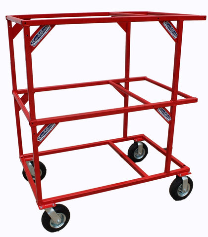 Stackable 3-Tier Kart Stand (Red)