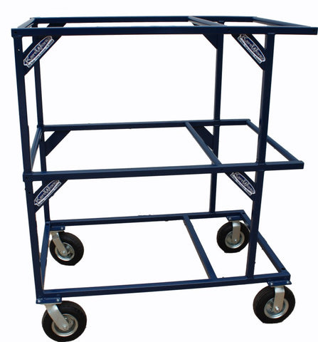 Stackable 3-Tier Kart Stand (Blue)
