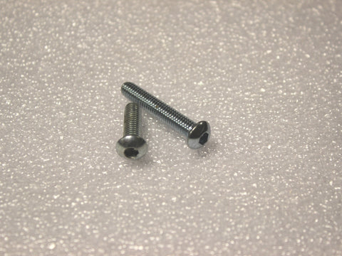 6mm (1.0 pitch)  Button Head Cap Screws (plated)