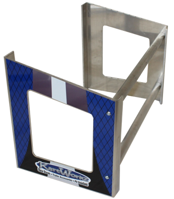 Replica Graphics for 1, 2, 3, 4, 5, and 6 Fuel Jug Racks - Blue