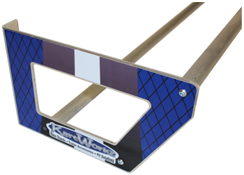 Replica Graphics For 16" - 128" Tire Racks - Blue